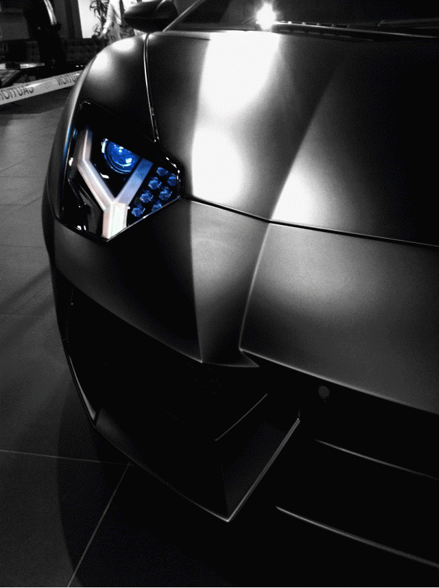 Matte Black Aventador LP-700-4