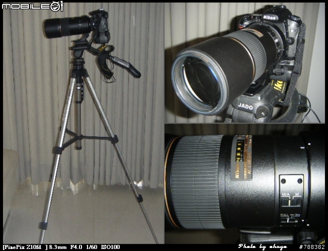 開箱與補圖分享--NIKKOR AF-S 300mm F4D IF-ED，感謝腳架意見，已購買補開箱。