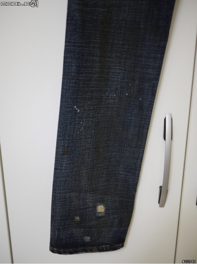 [分享] Dior Homme 2011AW Bas17 被輾過的丹寧褲 Rack Rail Paint Denim