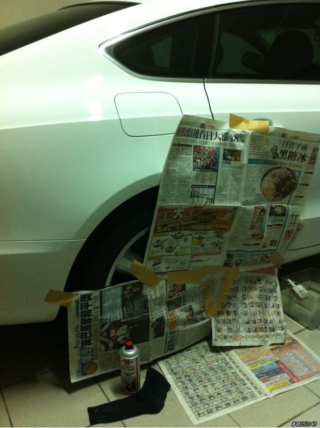 audi A5 S-Line鋁圈修補自己來~~~