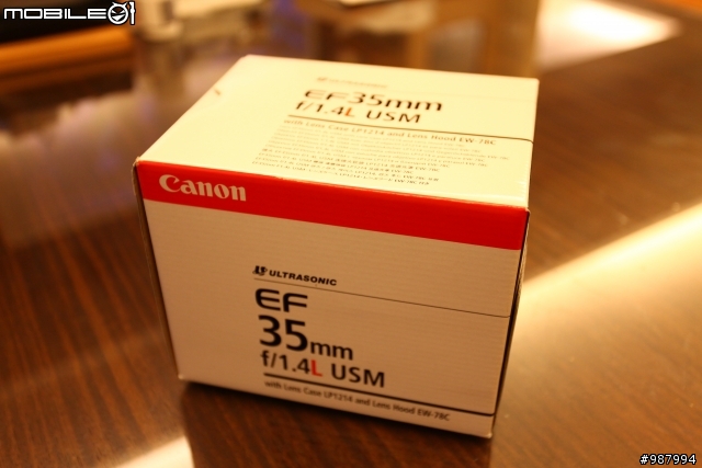 [簡單開箱] Canon 35mm F1.4L
