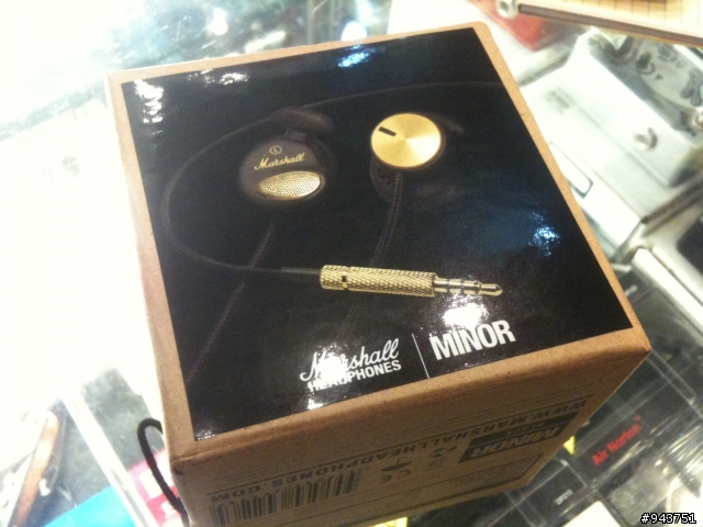 Marshall Minor 耳塞式耳機開箱 對應iPhone