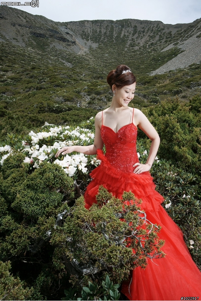 期待已久的高山攝影婚紗