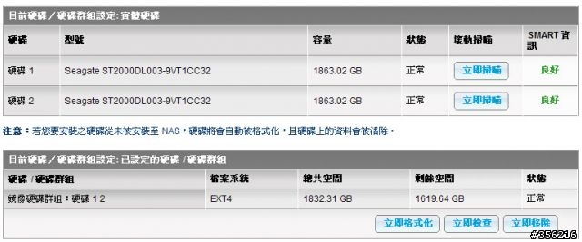 QNap RAID 'bitmap' 功能說明及實測