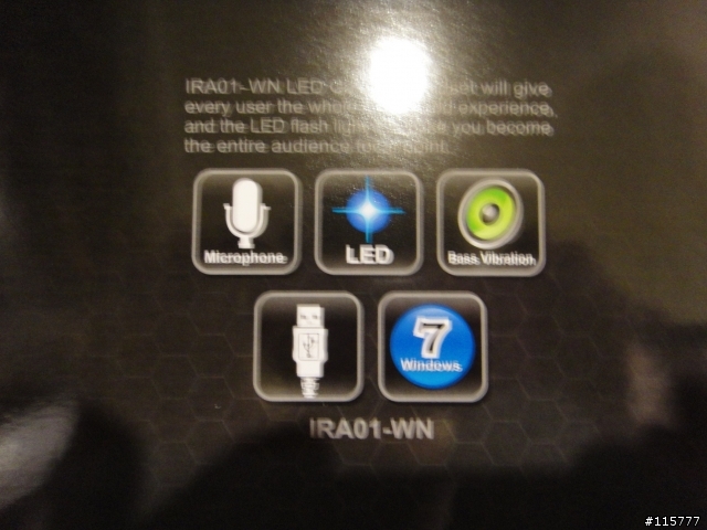 「簡單開箱心得文」i-rocks IRA01-WN LED USB 電競 耳機麥克風 白色