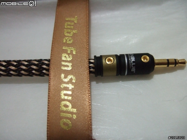 [開箱]Mundorf金銀合金訊號線：Tube Fan Studio TMV3.5-E9 (3.5mm to 3.5mm)