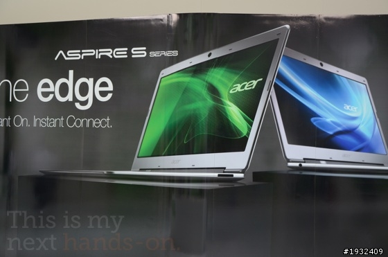 [外電消息] Acer展示輕薄筆電Aspire S3 本月上市