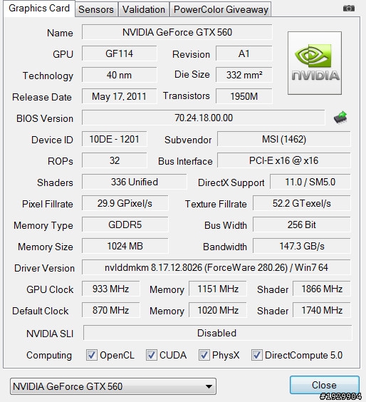有關GTX560超頻疑問