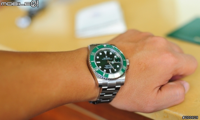因為01我買了人生的第一支 Rolex (116610LV)