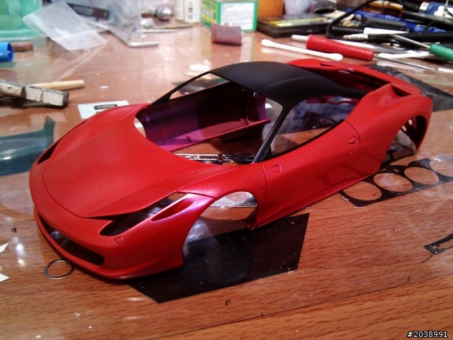 火辣的義大利情人 "法拉利 458 ITALIA" 1:24車模