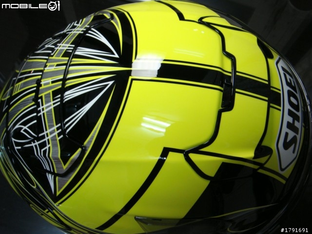 [開箱] 首發 SHOEI X-12 VERMEULEN 2 亮黃桃