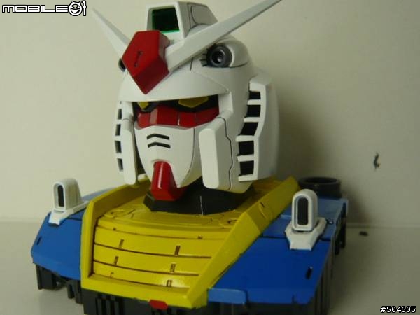 1/48 RX-78頭像  1/100的極之手  曲面彩貼 發表文