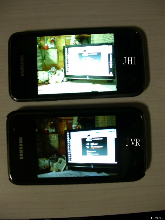 i9000 JVR 的照相品質怎麼會比 JH1 updata1 差 ??