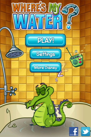 迪士尼的人氣遊戲《Where's My Water?》體驗分享