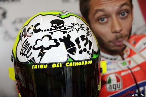猴王(ROSSI)戰盔主場Misano GP新圖裝