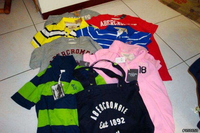 巧遇美國勞工節大折扣的Abercrombie and FITCH及Hollister衣服.