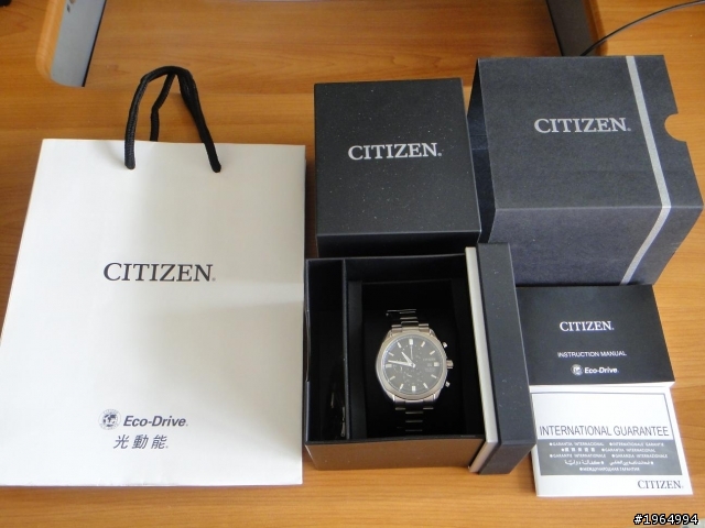 【開箱】分享CITIZEN 星辰錶-CA0021-53E