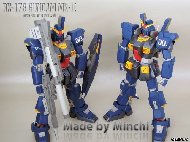 RX-178 MKⅡ Titans(紙模型)