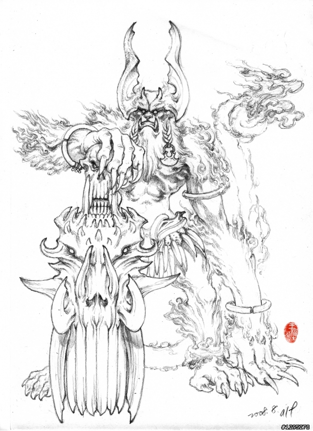軒轅劍-黃帝戰蚩尤圖