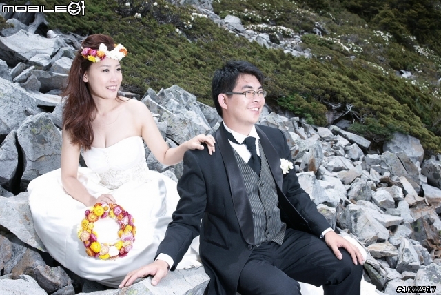 期待已久的高山攝影婚紗
