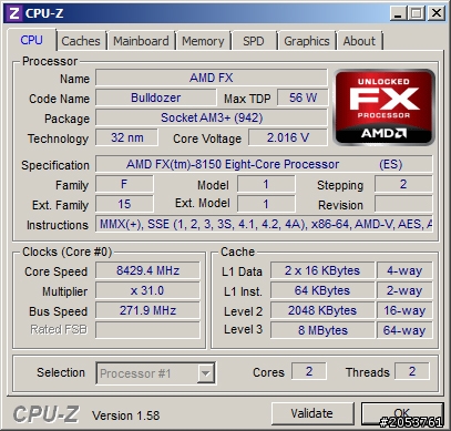 時脈8.429GHz！AMD FX-8150 列入時脈最高 CPU金氏世界紀錄