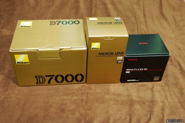 [開箱] D7000 搭 N16-85、S30 1.4   順便請教幾個問題