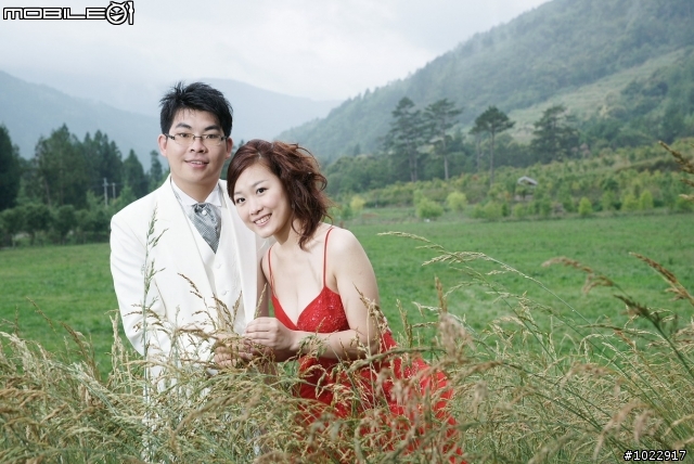 期待已久的高山攝影婚紗