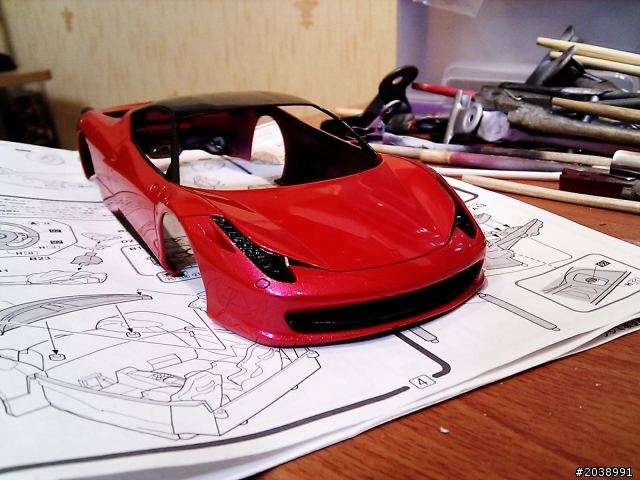 火辣的義大利情人 "法拉利 458 ITALIA" 1:24車模