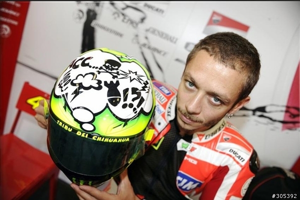 猴王(ROSSI)戰盔主場Misano GP新圖裝