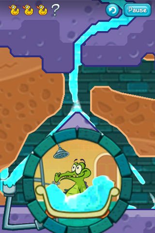 迪士尼的人氣遊戲《Where's My Water?》體驗分享