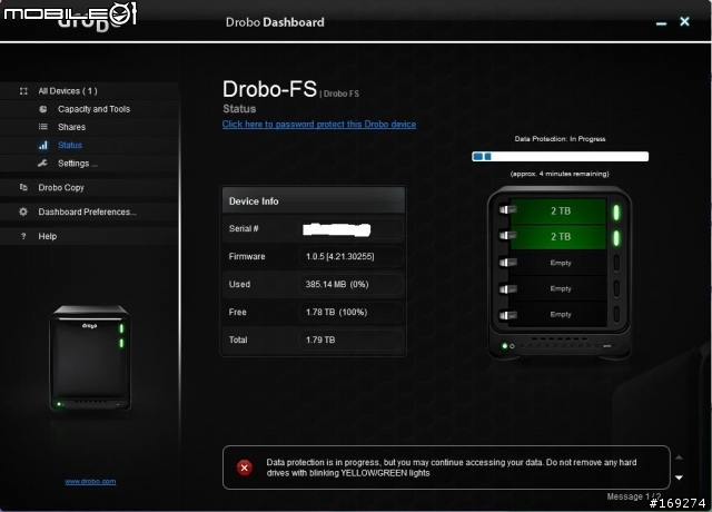 [開箱]Drobo FS 獨領時尚,玩美儲存