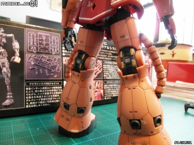 RG 1/144 薩克 ZAKUII  小心紅色有角的! 速度是三倍!
