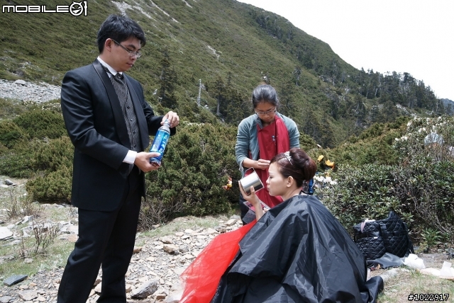 期待已久的高山攝影婚紗