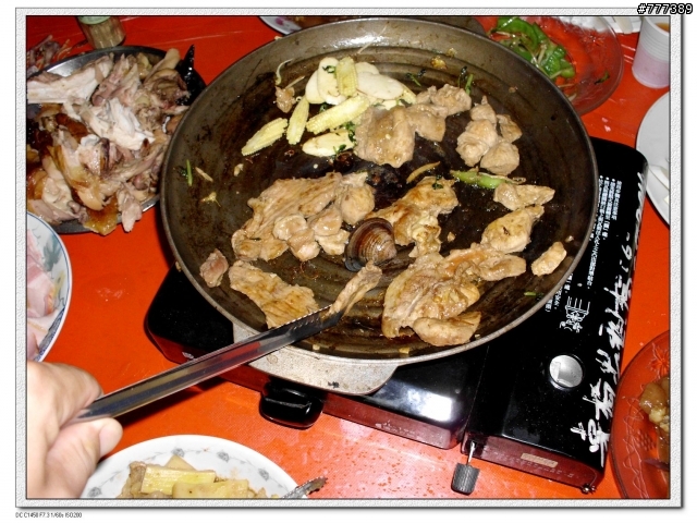 2011.9.7 家庭聚餐,中秋應景---烤盤燒---
