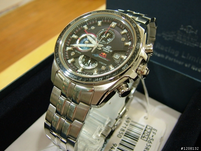 CASIO EDIFICE 紅牛FI賽車聯名錶(限量款EF-565RB)