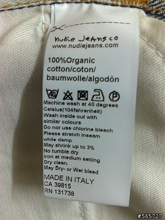我也跟流行了 !! 國民牌 : Nudie ( 補實穿照....)