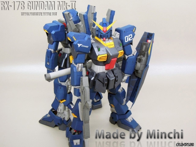 RX-178 MKⅡ Titans(紙模型)