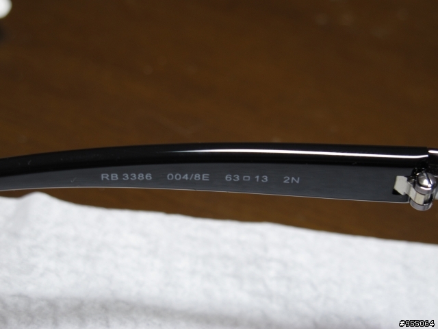 請教觀於我的Ray Ban 3386