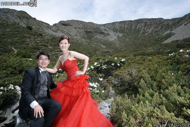 期待已久的高山攝影婚紗