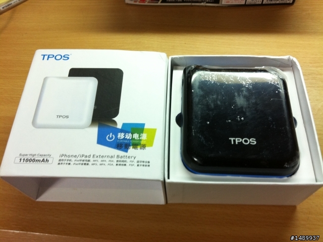 [開箱] TPOS 11000mah 行動電源 18M11B