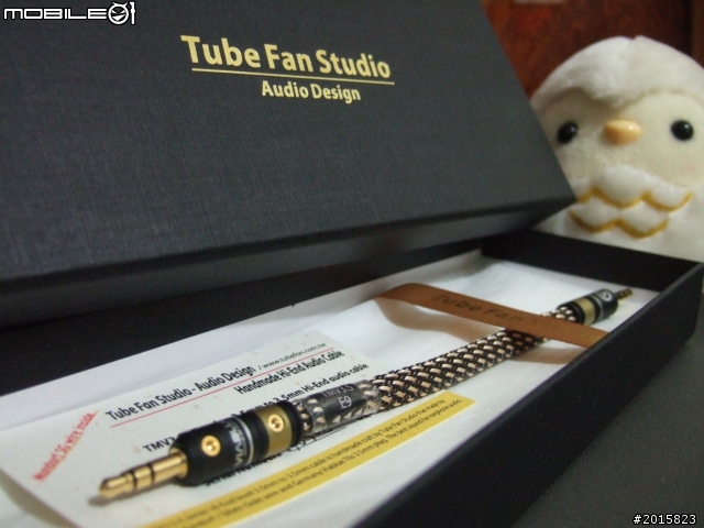 [開箱]Mundorf金銀合金訊號線：Tube Fan Studio TMV3.5-E9 (3.5mm to 3.5mm)