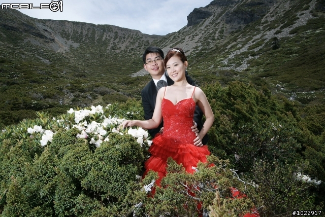 期待已久的高山攝影婚紗