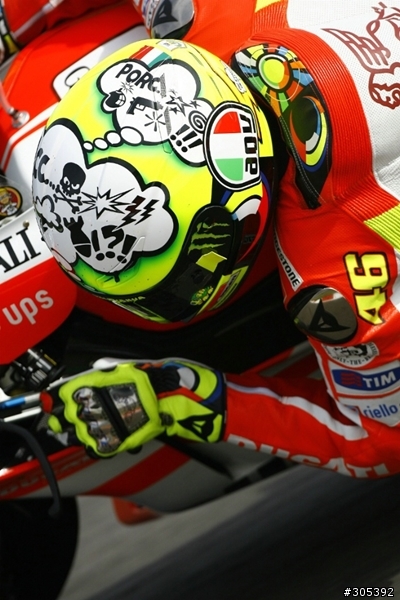 猴王(ROSSI)戰盔主場Misano GP新圖裝
