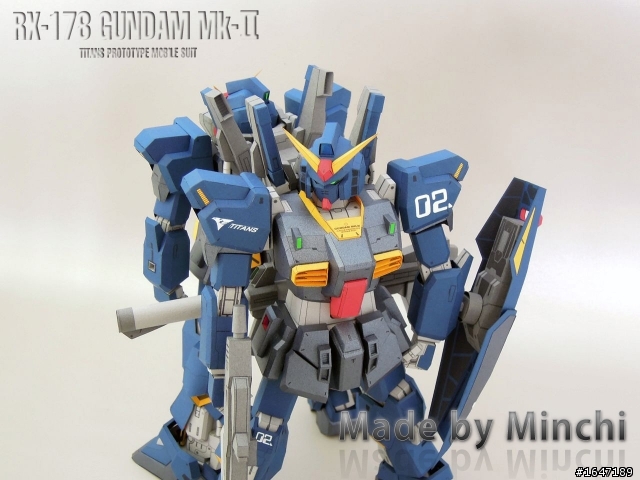 RX-178 MKⅡ Titans(紙模型)