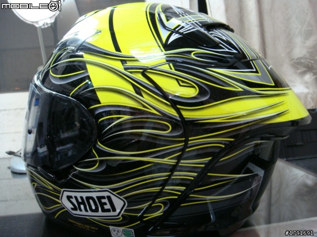 [開箱] 首發 SHOEI X-12 VERMEULEN 2 亮黃桃
