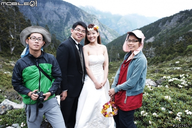 期待已久的高山攝影婚紗
