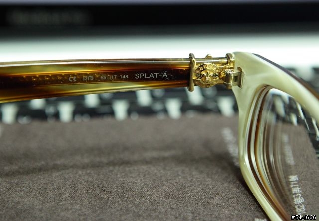 老花還是時尚?--Chrome Hearts "SPLAT-A" DTB  (附錄: HOYA全視線訂製片包裝比較)