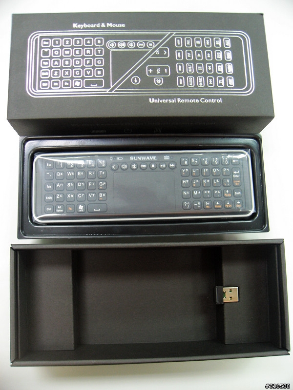 [開箱][設定][應用] SUNWAVE RKM-520 迷你智慧學習遙控鍵鼠組 (Wireless Mini Keyboard Mouse)
