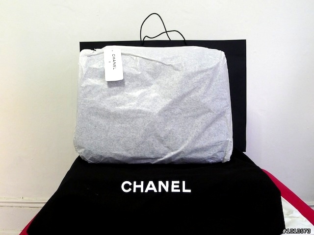 終於找到雙C CHANEL 格紋 大大的 相機包 了！！