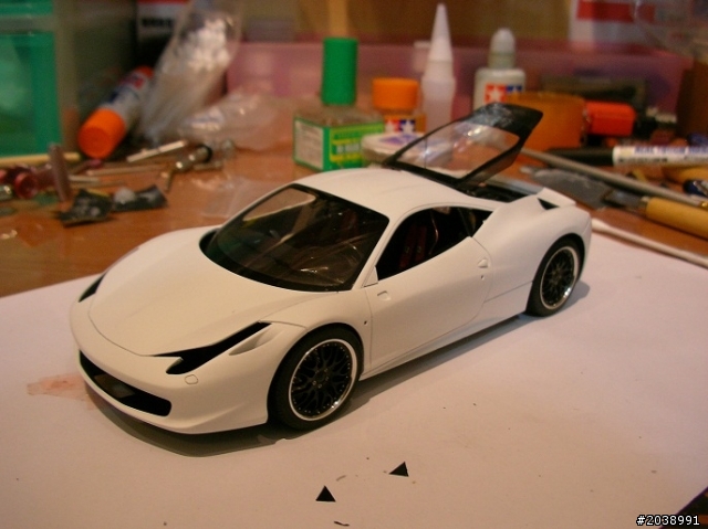 火辣的義大利情人 "法拉利 458 ITALIA" 1:24車模